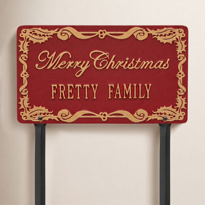 Holly Garden Stake