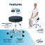Tabouret pneumatique de bureau à hauteur réglable-2112190946