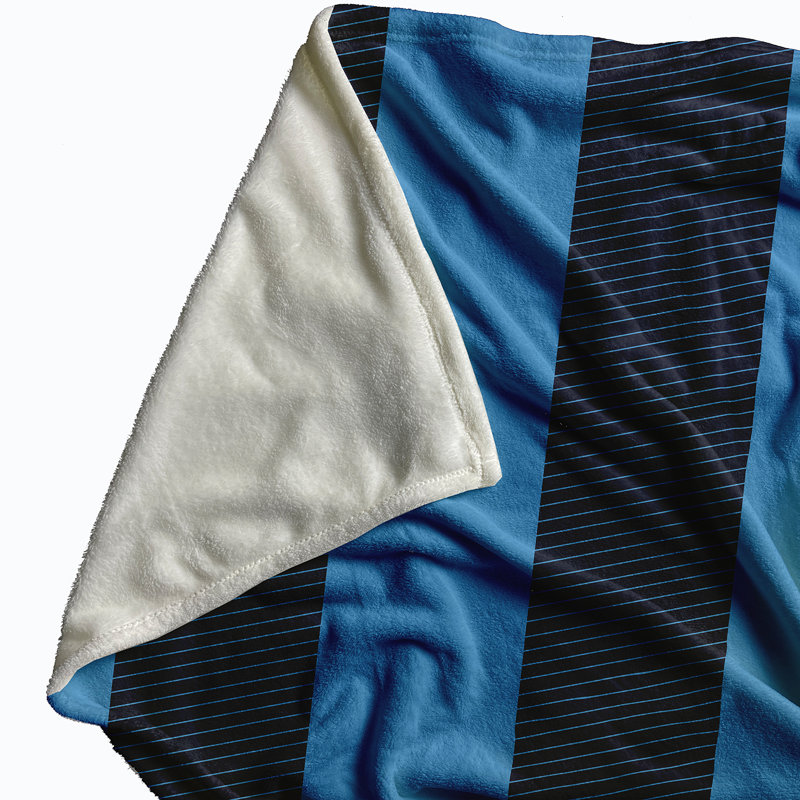 House Plain Weave / Muslin Throw Blanket, Black