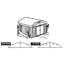 Ensemble de renforcement du toit pour les remises (sauf les portes battantes)-1386316