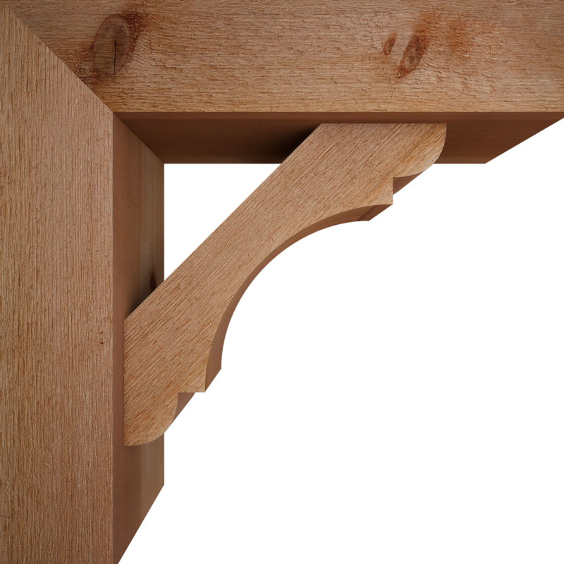 Support de bloc olympique avec entretoise décalée, 20 po x 20 po, Cèdre rouge occidental de l 6 po (scié brut)