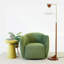 Chaise pivotante Renee, velours