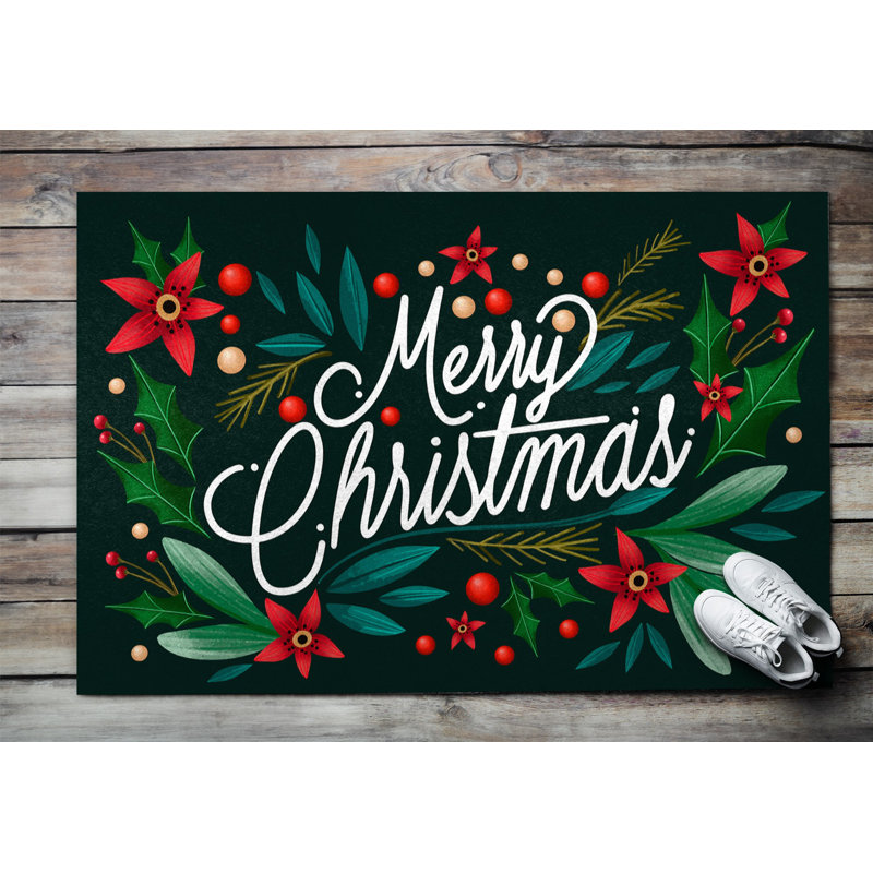 Non-Slip Christmas Outdoor Doormat