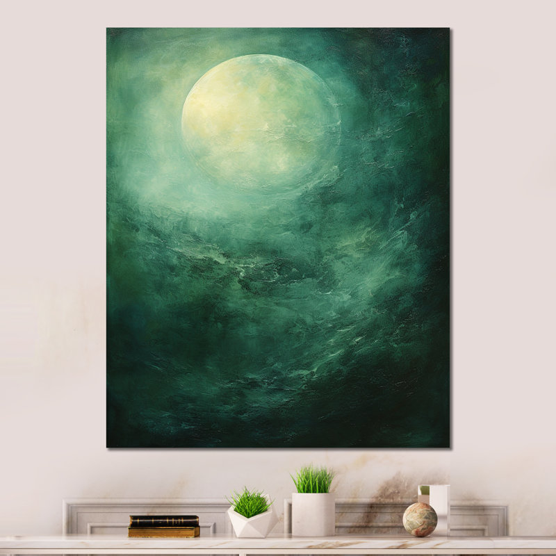 Jade Jewel Spooky Mooonlight Fog - Moon, H 32 po x l 16 po x P 1 po