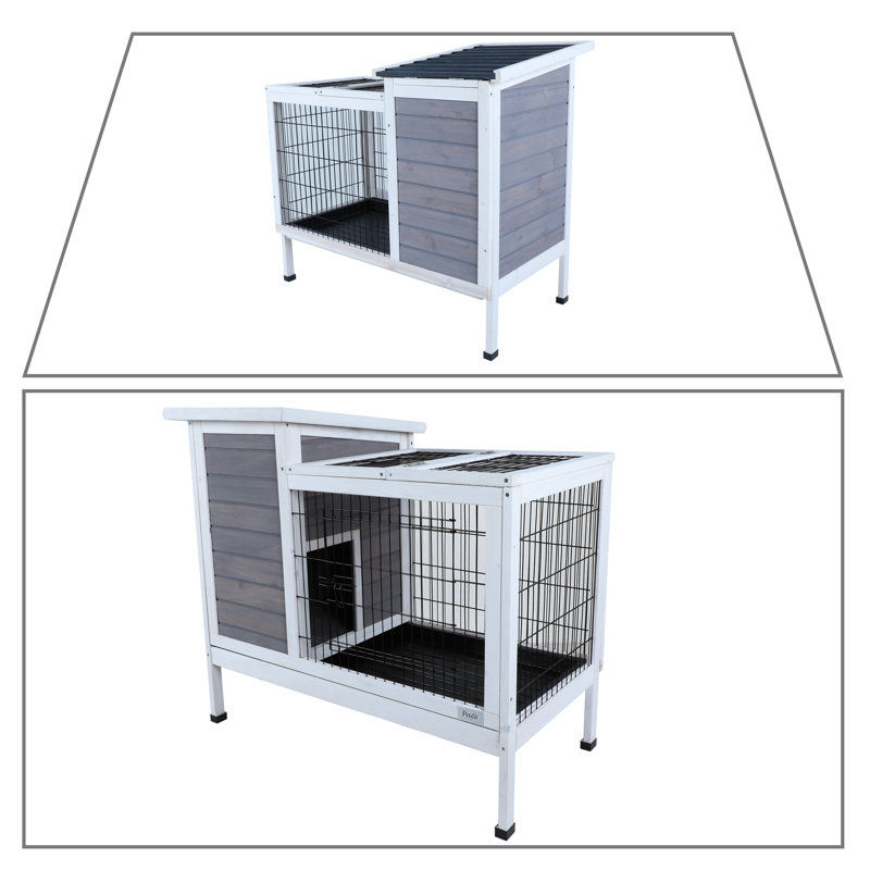 Cage à petits animaux Demerion, gris