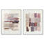 «Tonal Gridwork Duo», reproduction d'art sur toile encadrée par Art Remedy, cadre en noyer, 20 x 24-831300070-831300072