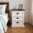 17.72 " W Mahogany Solid Wood Nightstand