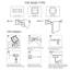 Crochet mural pour peignoir en acier inoxydable-74719263