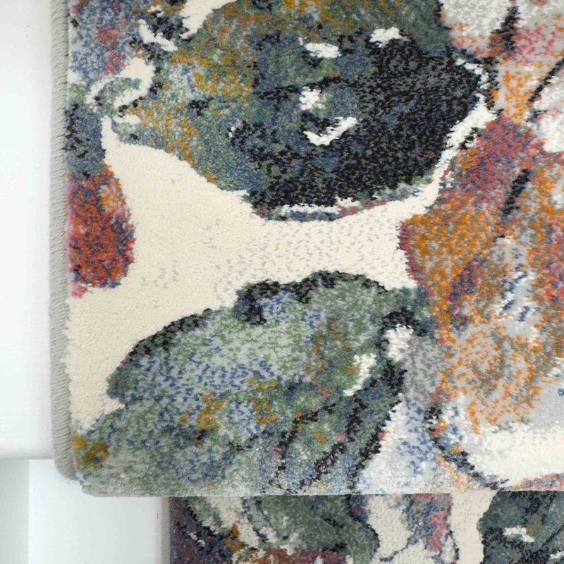 Stair Runner Abstract Area Rug, Stair Runner 66 x 450 cm
