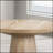 Unique Cone Base Pedestal Round End Table-1645455760