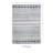 Arielah Moroccan Stripe Ivory and Blue Indoor Outdoor Machine Washable Area Rug-1483956597