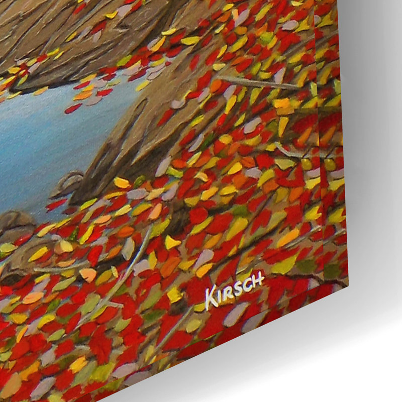  «Autumn Dream 2017» par Kenneth M Kirsch, art mural en verre acrylique, 24 po x 16 po, H 16 po x l 24 po