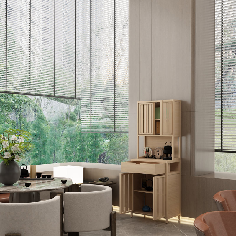 Commode d'appoint avec tablettes et tiroir Franklin