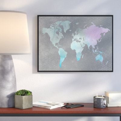 World Map - Print on Canvas