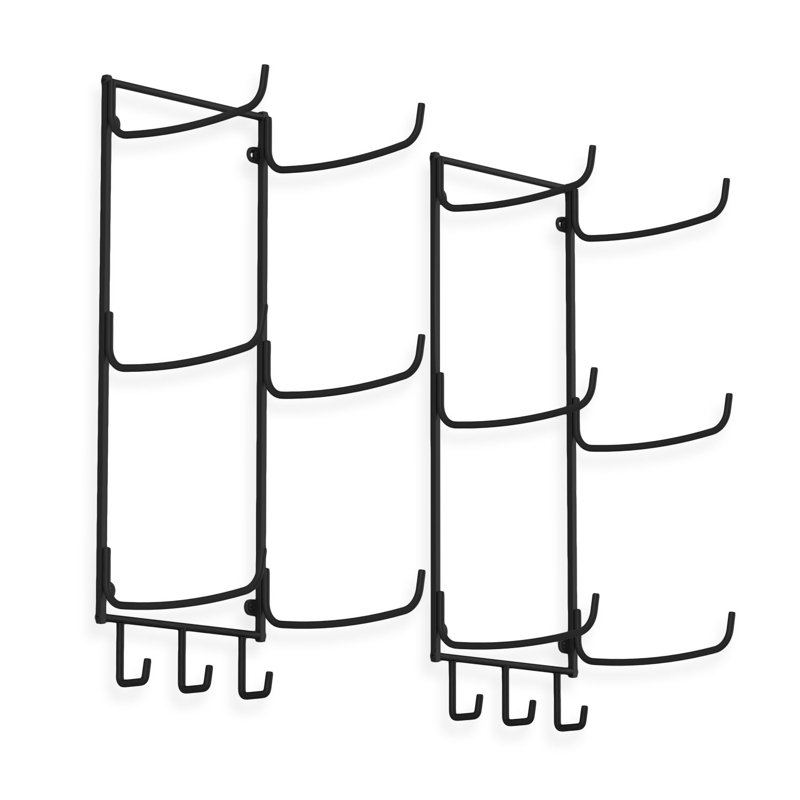 Ixelles Steel Multi-Use Sports Rack, Black