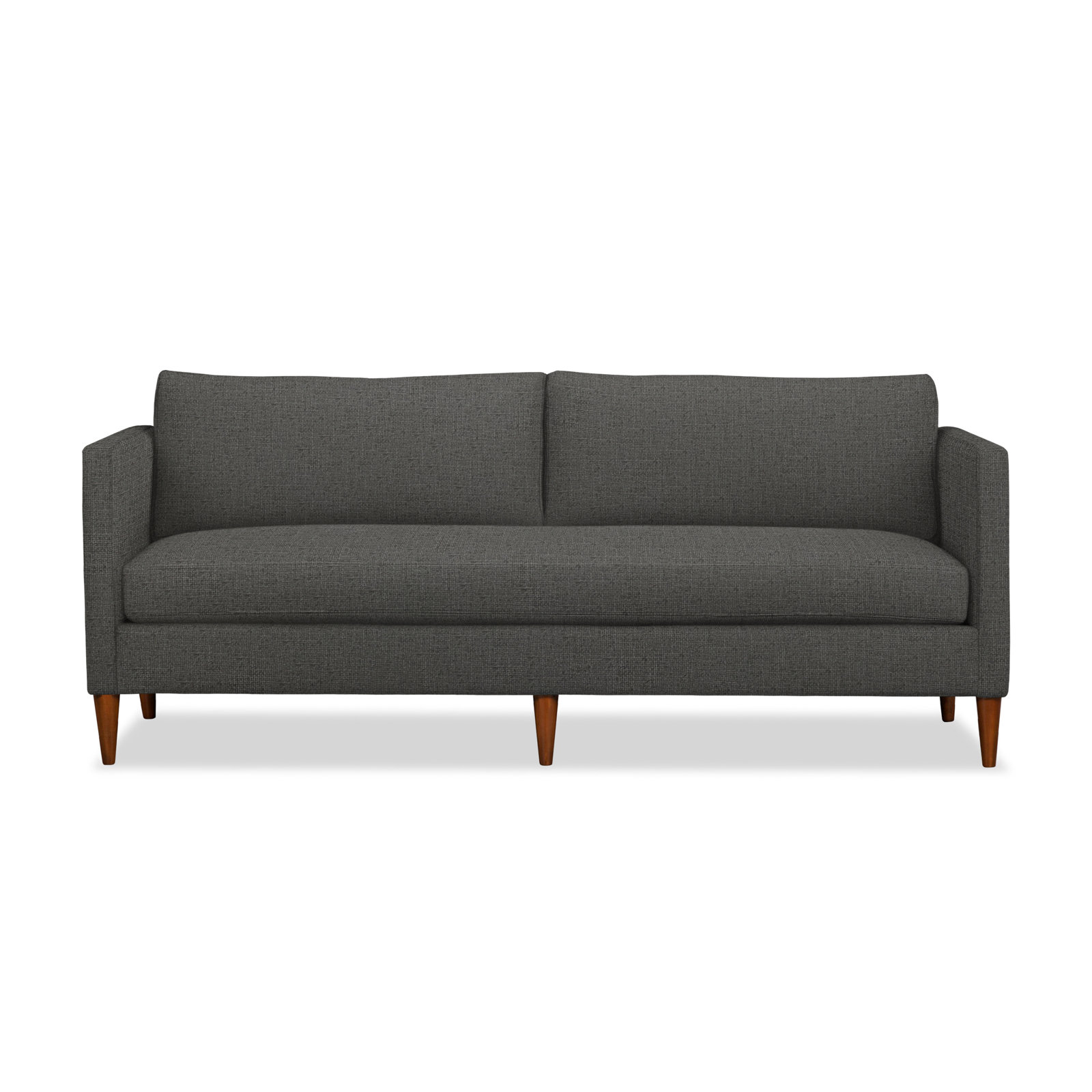 Clifford 87'' Sofa, Zuma Charcoal Textured Linen