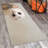 Decorative Non Woven Thin Type Printed Rug Featuring Floral Design in Rich Hues for an Elegant Touch to Any Room-126076702