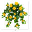 24 po Plante suspendue azalée artificielle résistante aux rayons UV (intérieur / extérieur) - ensemble de 3-2130179223