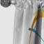 Teal Adn Gold Elegance II - rideau minimaliste - rideau occultant abstrait - 1 panneau-1266369700