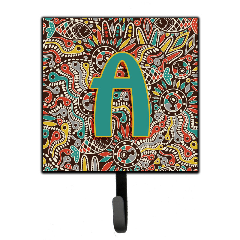 Porte-laisse et crochet mural rétro tribal, A