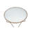 1Pc Coffee Table Round Frosted Glass Top-409111303