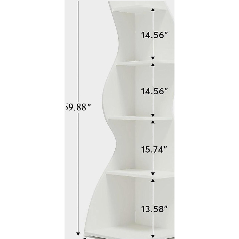 Support pour plante à 5 niveaux, Blanc
