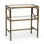 French Glass End Table