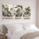 Ensemble de 3 tableaux sur toile représentant un tigre, un léopard et un dragon, symbolisant la force, l'agilité et la légende. Inspiration asiatique. Décor idéal pour le salon, la chambre à coucher ou toute autre pièce.