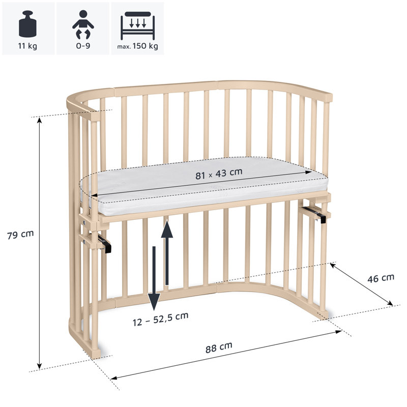 babybay Original co-sleeper, Beige