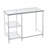 Conneautville Glass Top Metal Base Writing Desk-1111912575