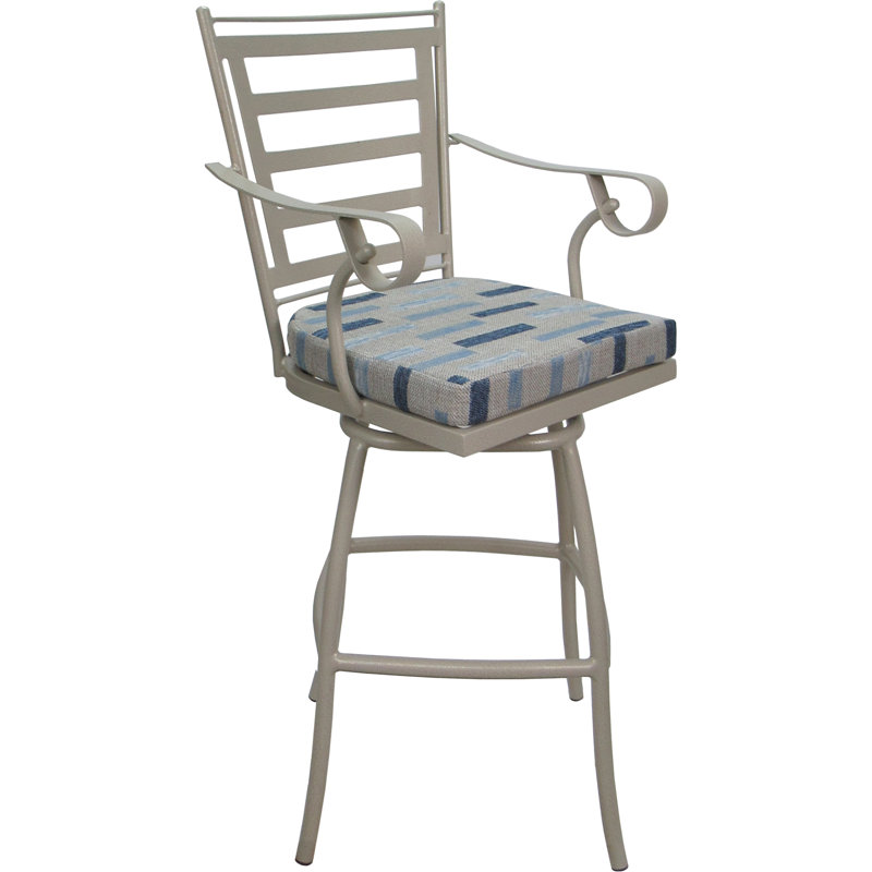 Bloc de tissage bleu, Beige