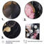 Art abstrait sur toile marbrée abstraite, impression fluide or noir - Marbre noir or Splash II-473349403-473349383