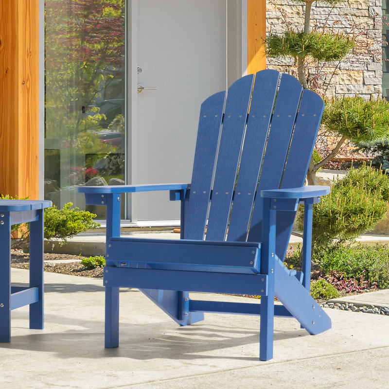 Chaise Adirondack en plastique, Bleu marine