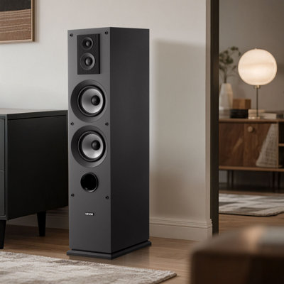 Floorstanding Speaker 3-Way Floor-Standing Tower Speaker 145W Peak Single