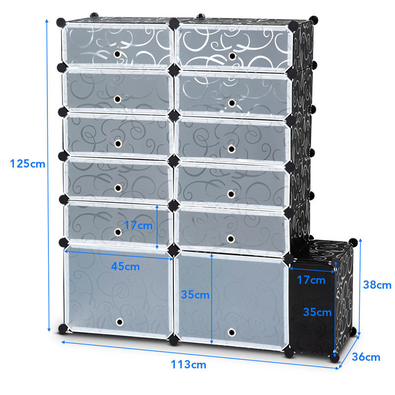 Stackable Shoe Storage Cabinet