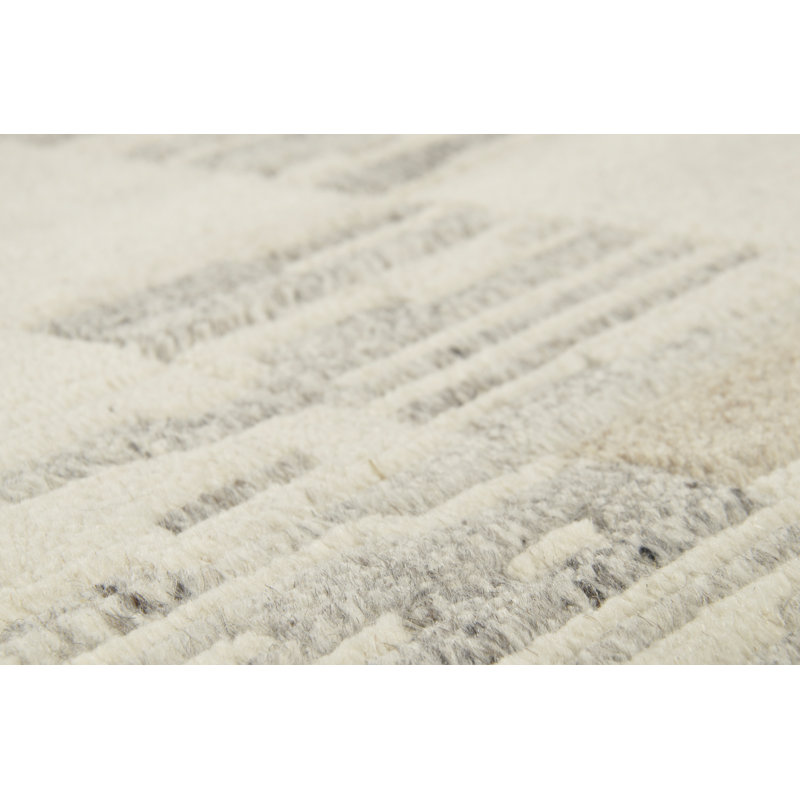 Nakarta Runner 70 cm x 340 cm Geometric Wool Hand Woven Area Rug Set