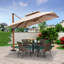 Parasol de luxe carré Rejane-1484689450