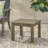 Wood Side Table With Slat Design - Grey, 19.32W X 19.32D 15.04H Grey Open Top, 19.32 15.04-550814648