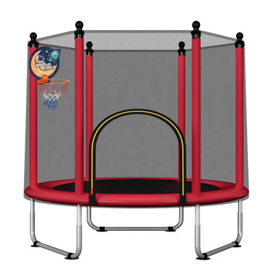 Premium Quality Outdoor Trampoline with Safety Features and Large Capacity