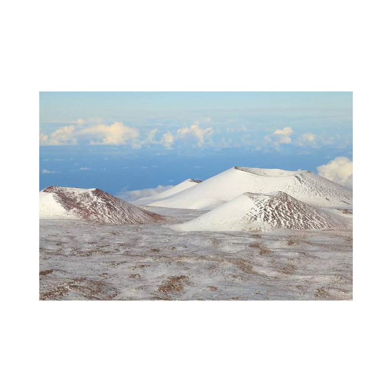 View from Maunakea Observatories (4200 meters), The summit of Maunakea on the Island of Hawaii 1 Piece Wall Art on Canvas
