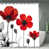 Red Blooms & Monochrome Accents