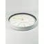 Horloge murale élégante Elegant, 13,8 pouces de diamètre, blanc et jaune | Cadre 100% plastique, couvercle en verre véritable, épaisseur: 1,8 po | Décoration élégante pour le salon, la cuisine et le bureau, design accrocheur-105527808