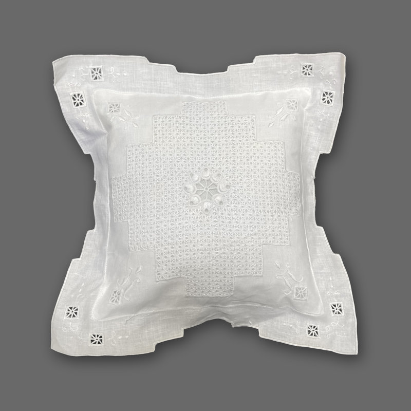 Candace Embroidered Square 2-Piece Pillow Set