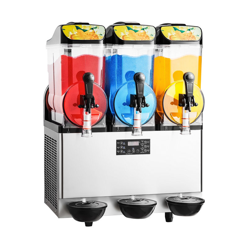 Distributeur de boissons glacé commercial en acier inoxydable pour margaritas, smoothies et café glacé