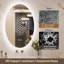 Amyla Oval Backlit LED Bathroom Vanity Mirror AntiFog Dimmable Wall Mirror-697260916