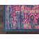 Abbate Oriental Navy Blue/Pink Area Rug