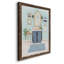 «Blue Bath II», peinture sur toile encadrée-61336548-61336549