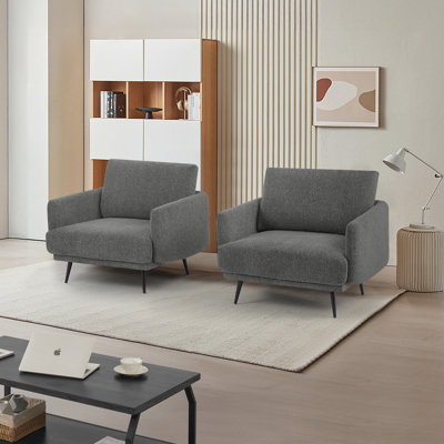 Lanaijah 37.5'' Oversized Armchair Accent Chair Single Seat Sofa for living room