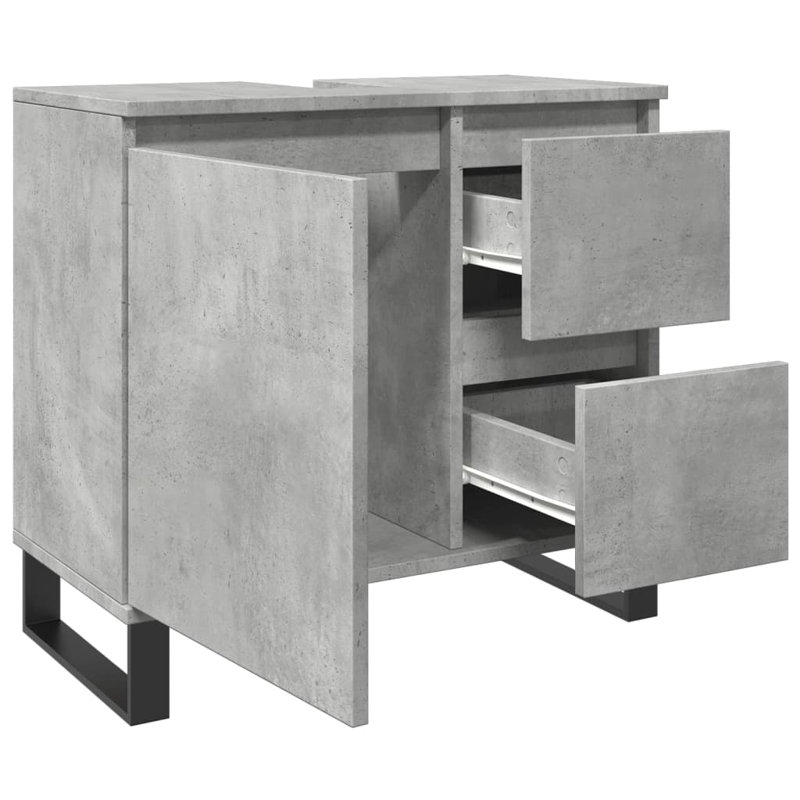 Bruto Under Sink Cabinet, Concrete grey