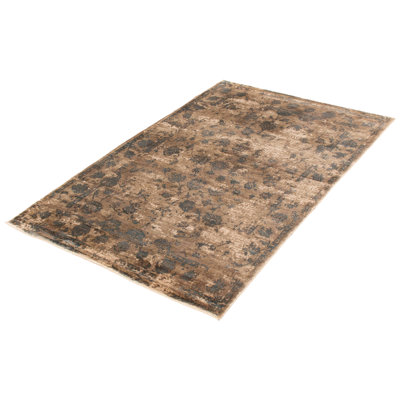 Tapis kaki clair tissé à la main Gadar